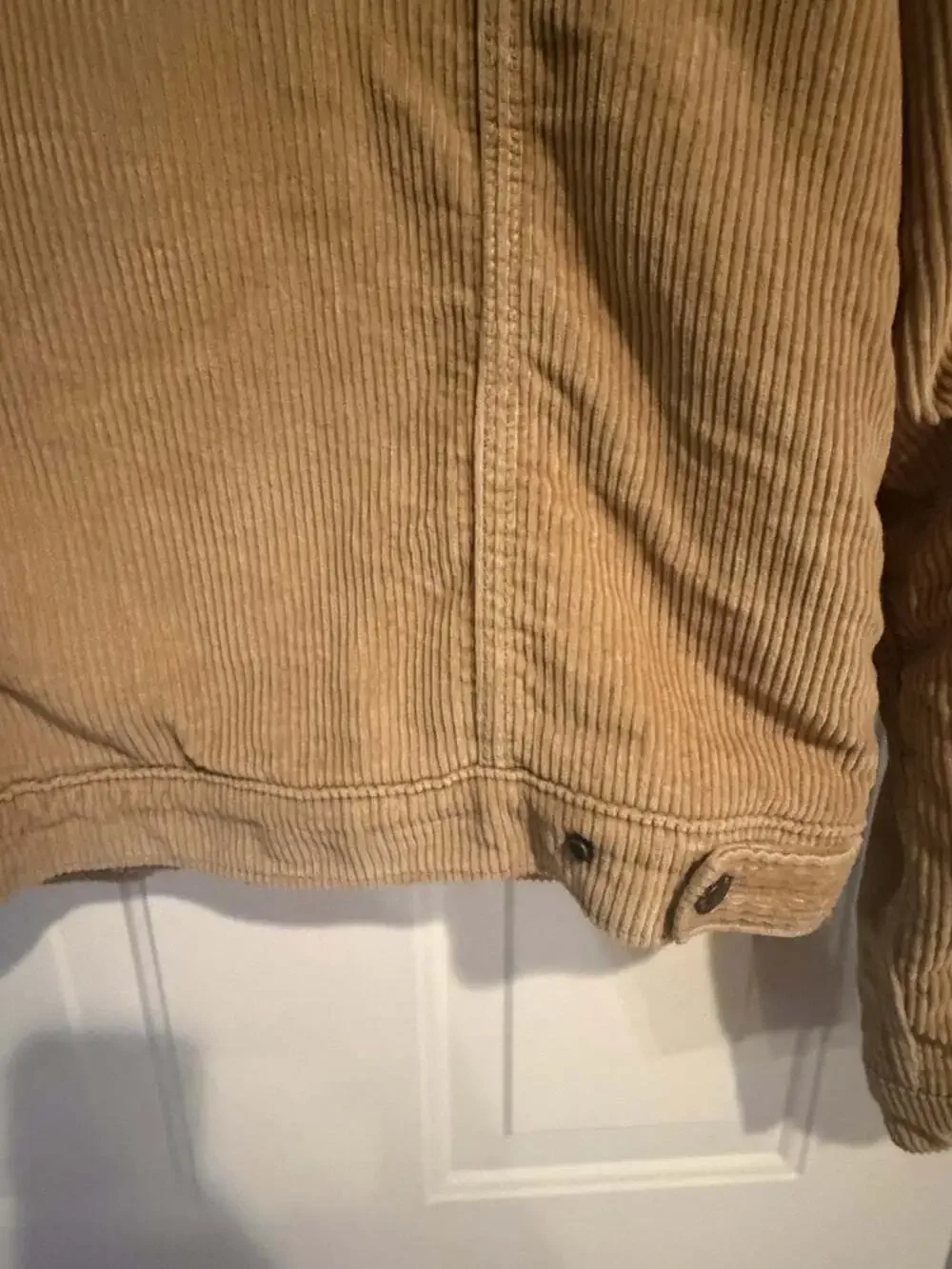 Levi’s Corduroy Jacket Men’s Large Tan Faux Sherpa Lined
